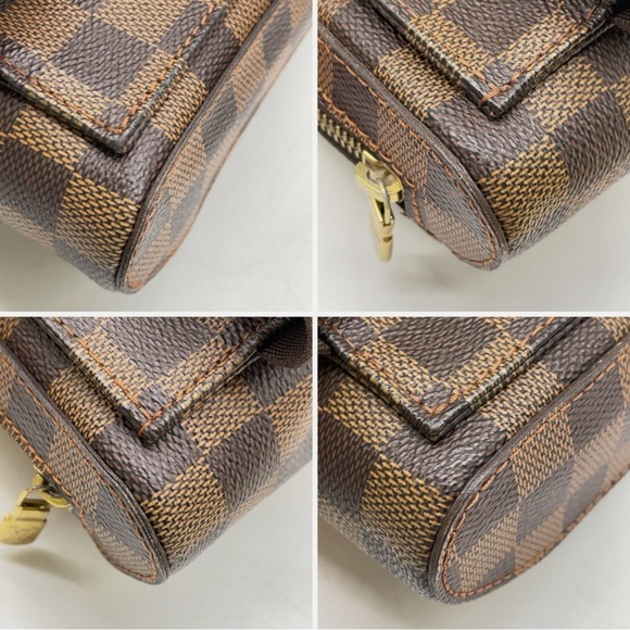 Louis Vuitton Damier Ebene Geronimos BELT / CROSSBODY BAG/EUC - Picture 17 of 17